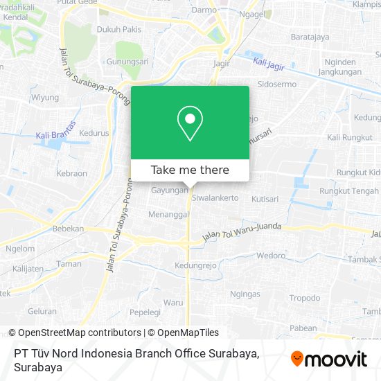 PT Tüv Nord Indonesia Branch Office Surabaya map