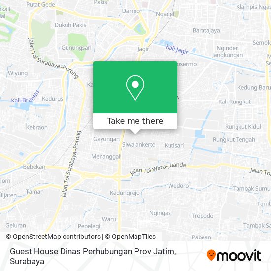 Guest House Dinas Perhubungan Prov Jatim map