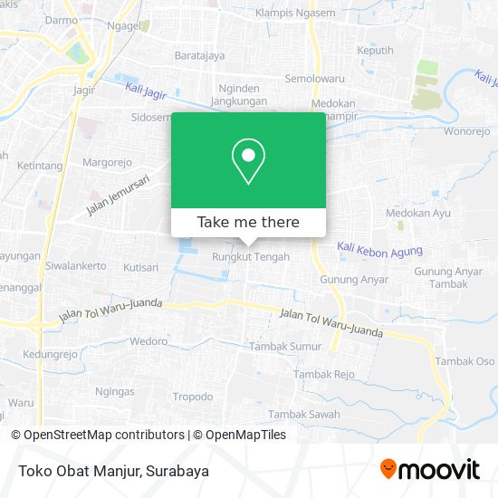 Toko Obat Manjur map