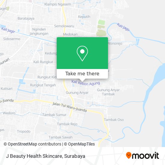 J Beauty Health Skincare map