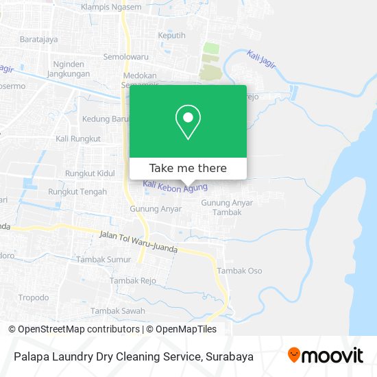 Palapa Laundry Dry Cleaning Service map