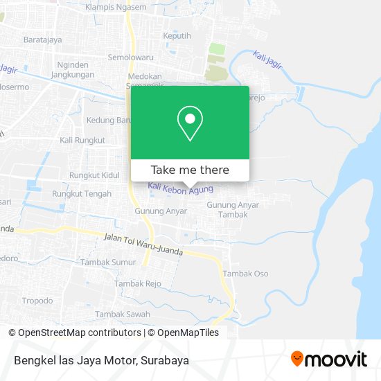 Bengkel las Jaya Motor map