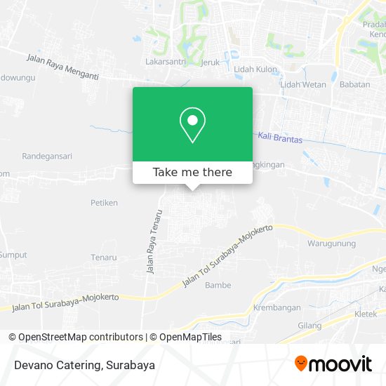 Devano Catering map