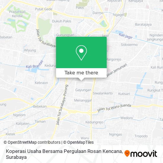 Koperasi Usaha Bersama Pergulaan Rosan Kencana map