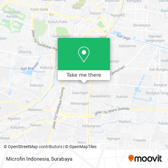 Microfin Indonesia map