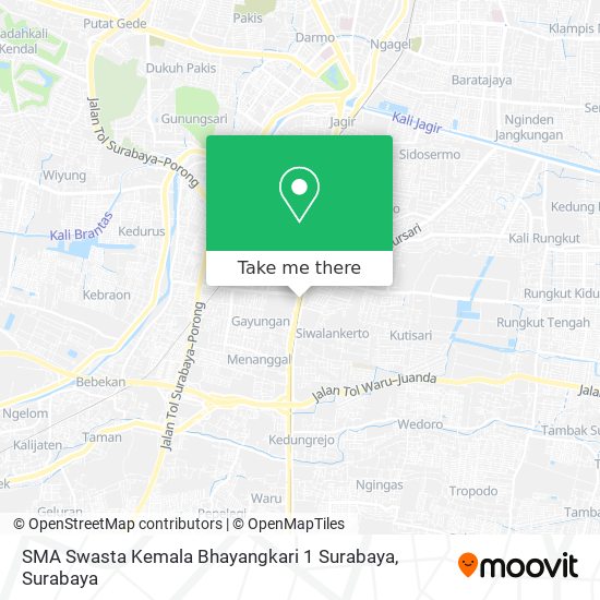 SMA Swasta Kemala Bhayangkari 1 Surabaya map