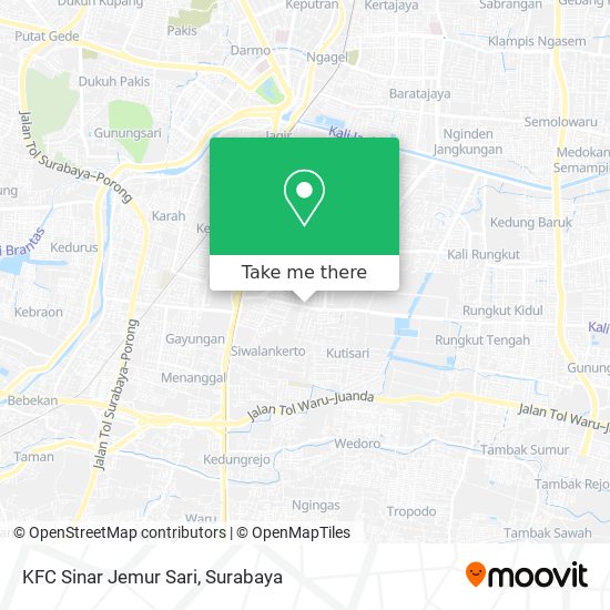 KFC Sinar Jemur Sari map