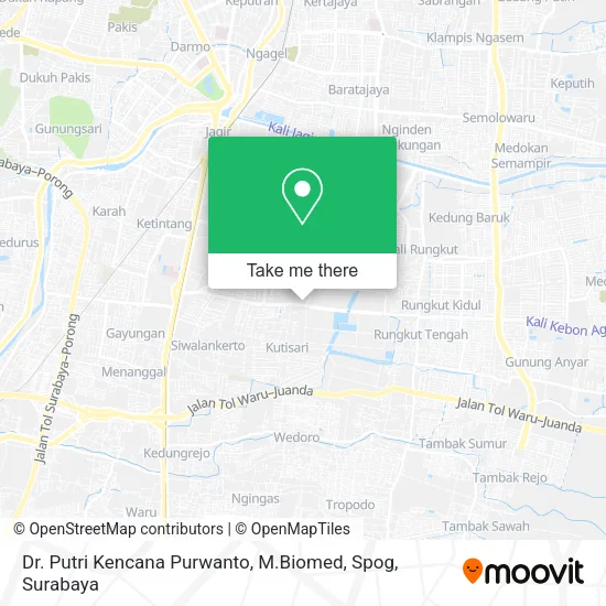 Dr. Putri Kencana Purwanto, M.Biomed, Spog map