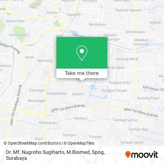 Dr. Mf. Nugroho Sugiharto, M.Biomed, Spog map