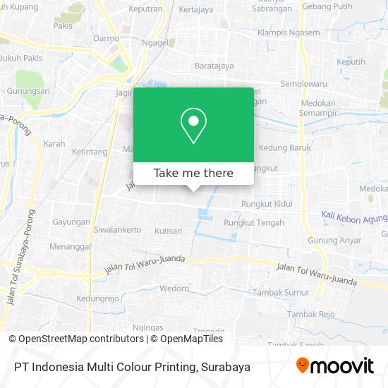 PT Indonesia Multi Colour Printing map