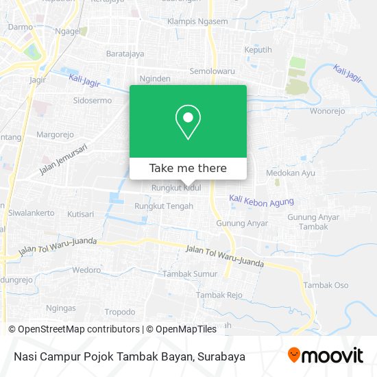Nasi Campur Pojok Tambak Bayan map