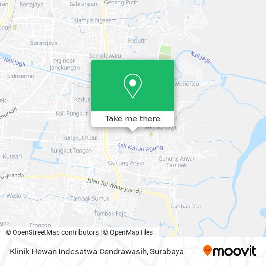 Klinik Hewan Indosatwa Cendrawasih map