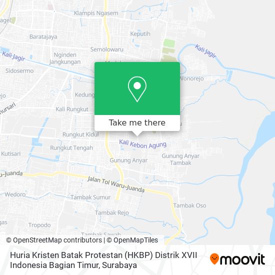 Huria Kristen Batak Protestan (HKBP) Distrik XVII Indonesia Bagian Timur map