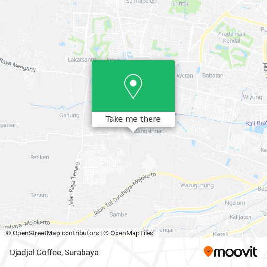 Djadjal Coffee map