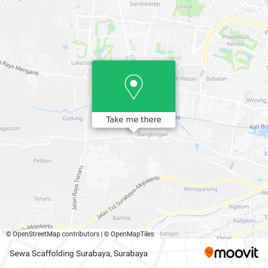 Sewa Scaffolding Surabaya map