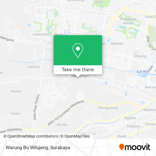 Warung Bu Wilujeng map