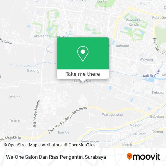 Wa-One Salon Dan Rias Pengantin map