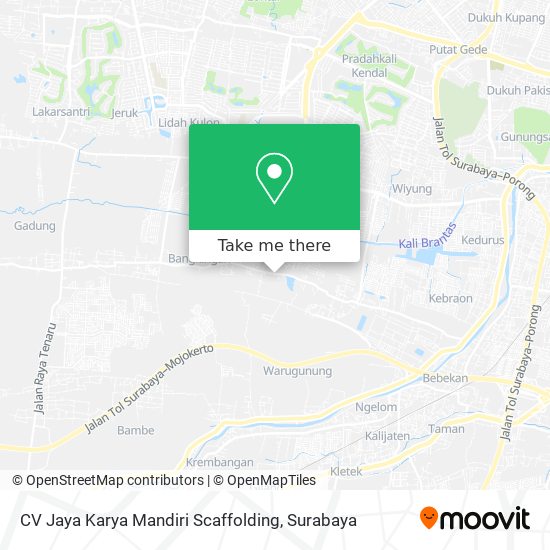 CV Jaya Karya Mandiri Scaffolding map