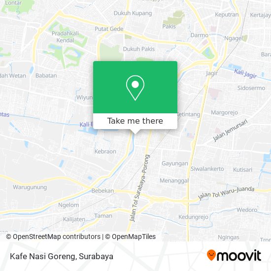 Kafe Nasi Goreng map