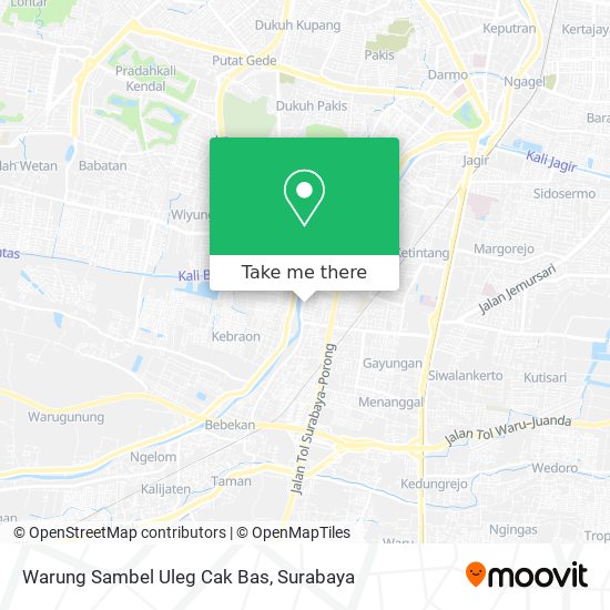 Warung Sambel Uleg Cak Bas map