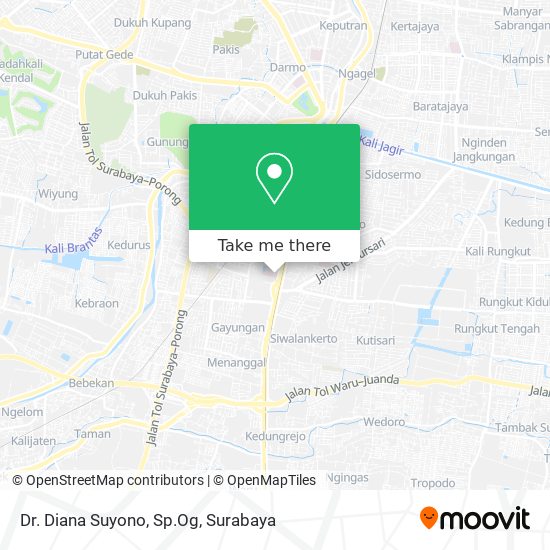 Dr. Diana Suyono, Sp.Og map