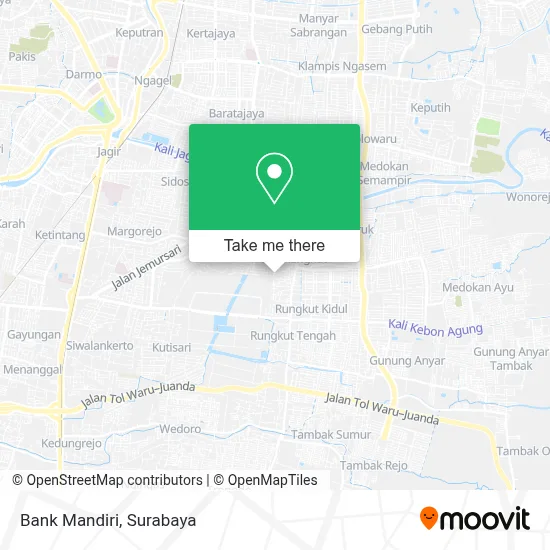 Bank Mandiri map