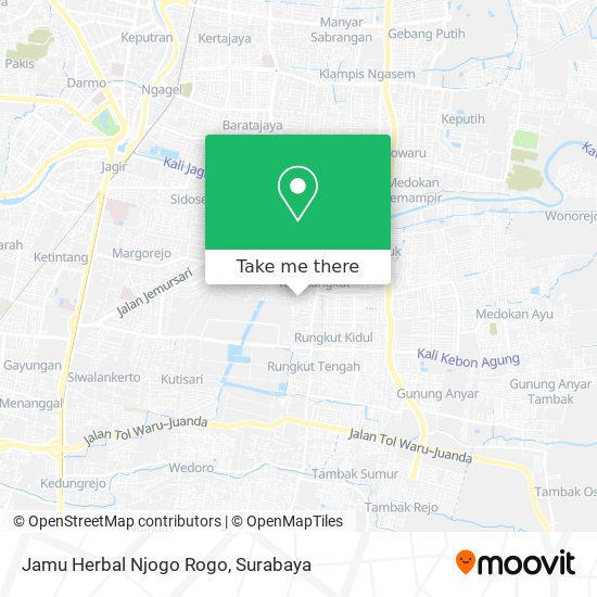 Jamu Herbal Njogo Rogo map
