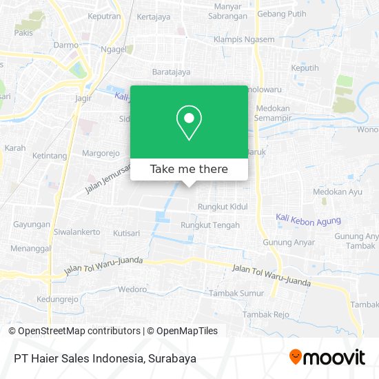 PT Haier Sales Indonesia map