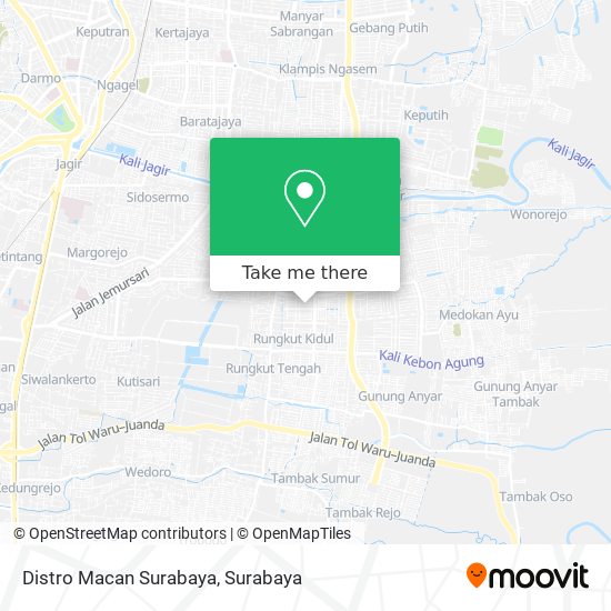 Distro Macan Surabaya map