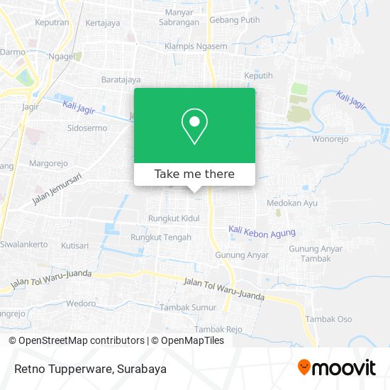 Retno Tupperware map