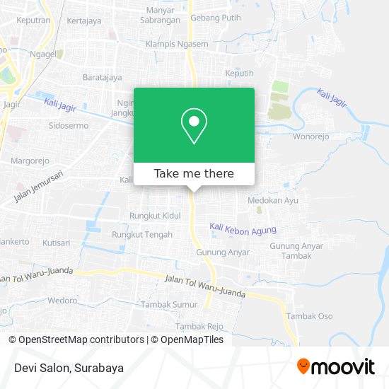Devi Salon map