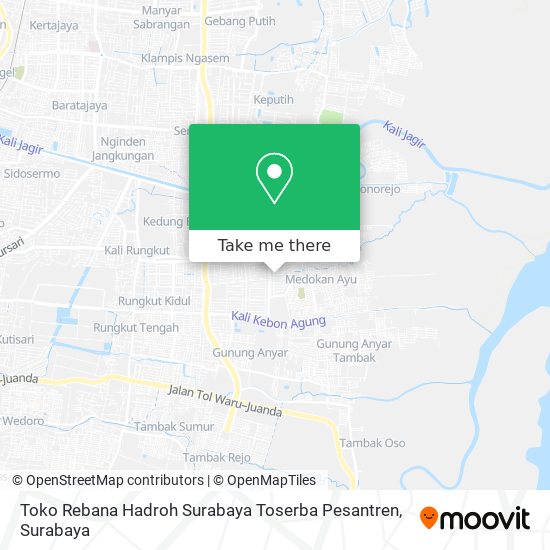 Toko Rebana Hadroh Surabaya Toserba Pesantren map