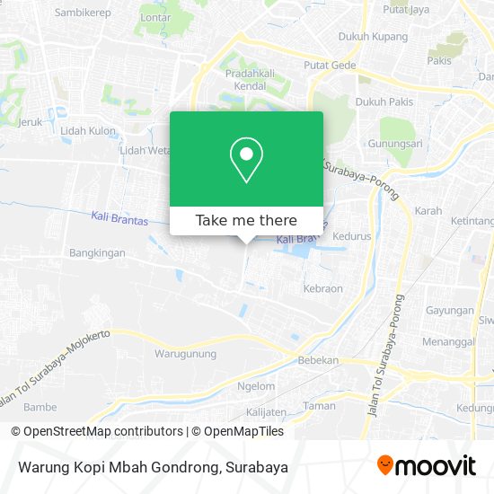 Warung Kopi Mbah Gondrong map