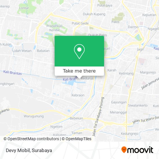Devy Mobil map