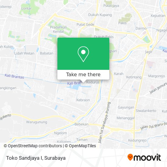 Toko Sandjaya I map