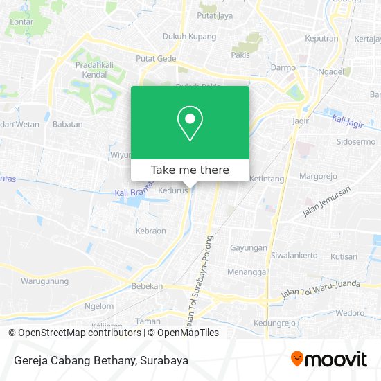 Gereja Cabang Bethany map