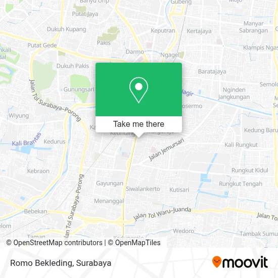 Romo Bekleding map