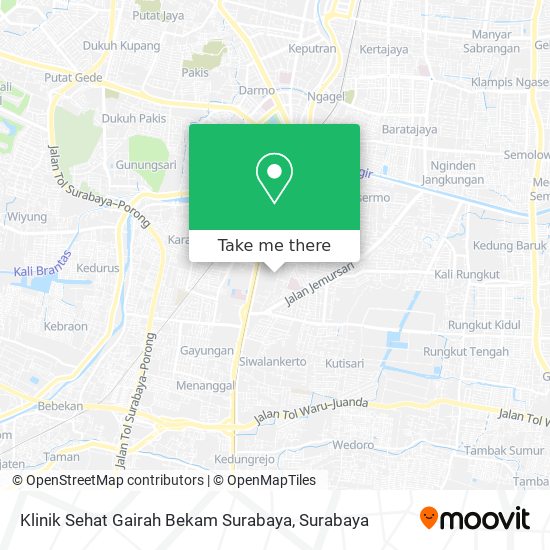 Klinik Sehat Gairah Bekam Surabaya map