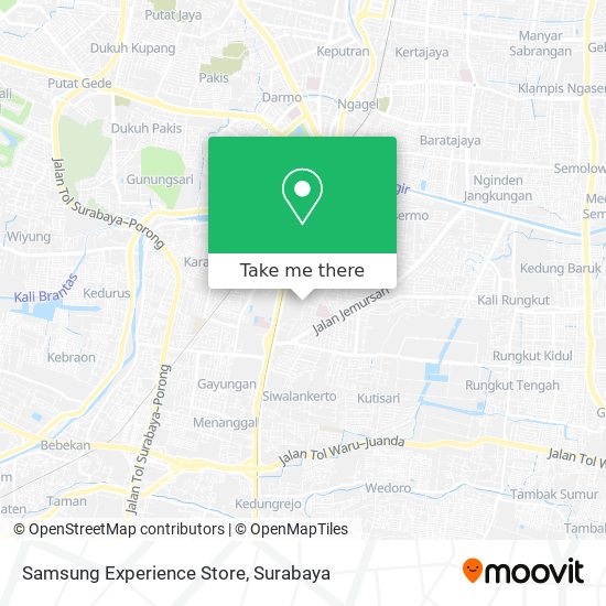 Samsung Experience Store map