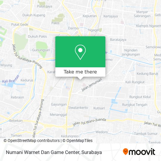Numani Warnet Dan Game Center map