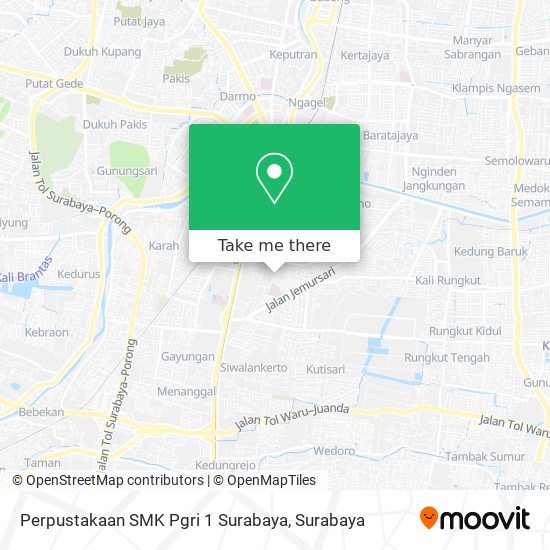 Perpustakaan SMK Pgri 1 Surabaya map