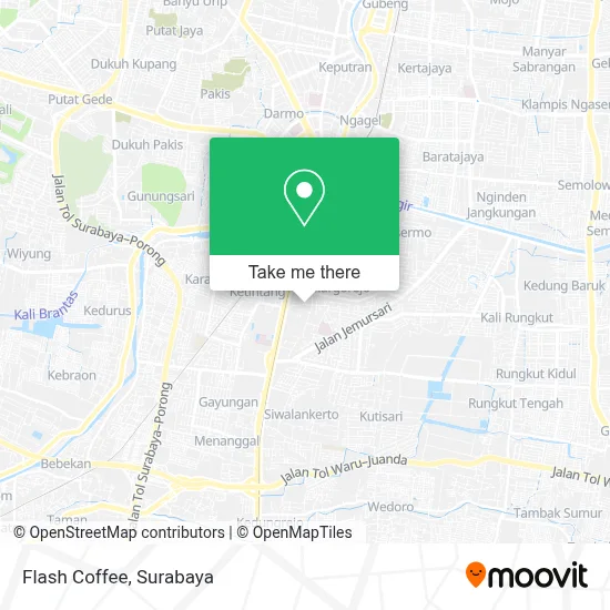 Flash Coffee map