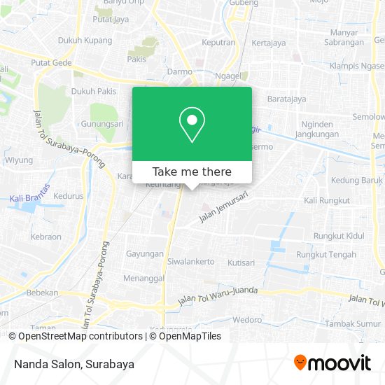 Nanda Salon map