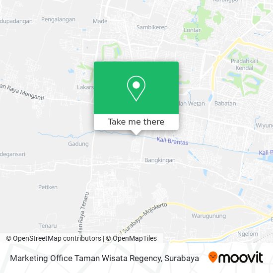 Marketing Office Taman Wisata Regency map
