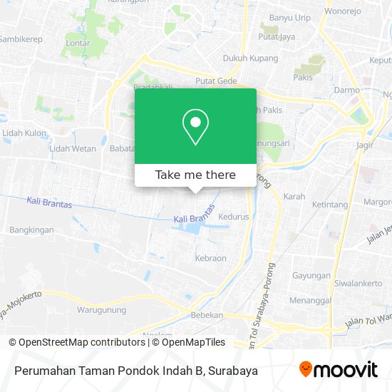 Perumahan Taman Pondok Indah B map