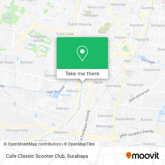 Cafe Classic Scooter Club map