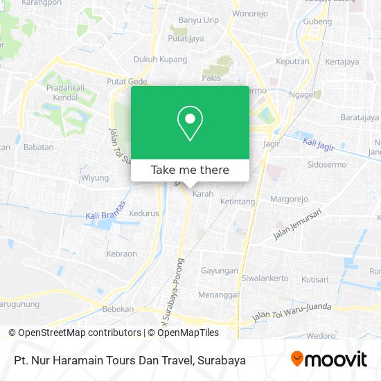 Pt. Nur Haramain Tours Dan Travel map