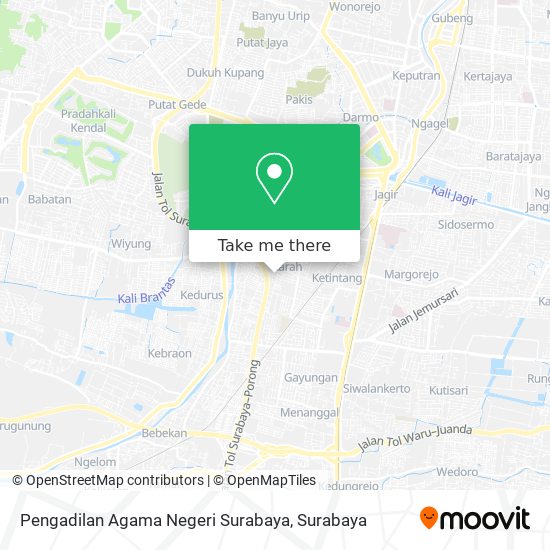 Pengadilan Agama Negeri Surabaya map