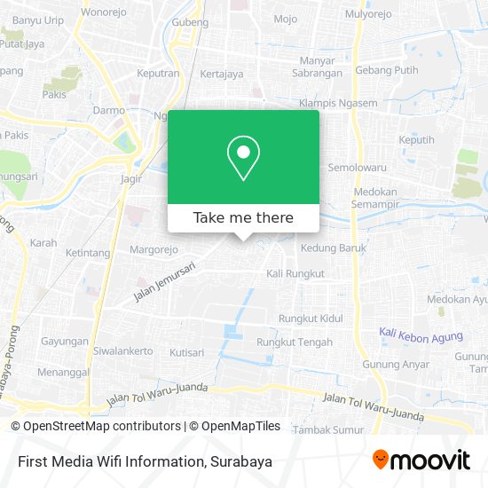 First Media Wifi Information map