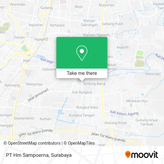 PT Hm Sampoerna map